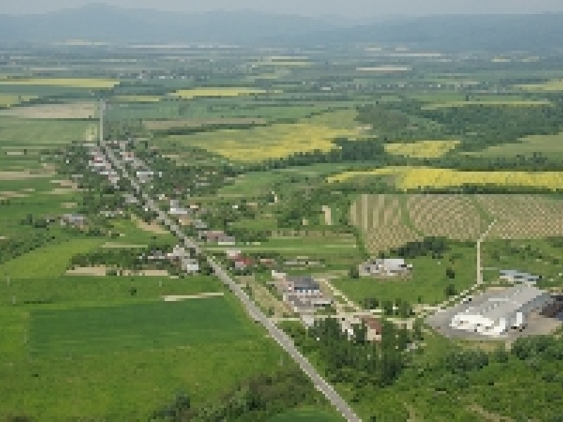 Letecké snímky obce Orechová